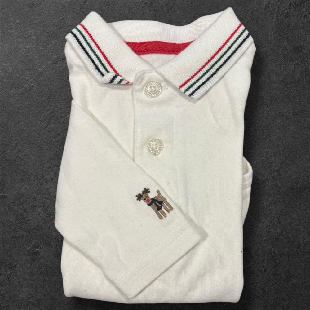 Baby Kitestrings by Hartstrings Reindeer Collared Bodysuit – 12M – Play